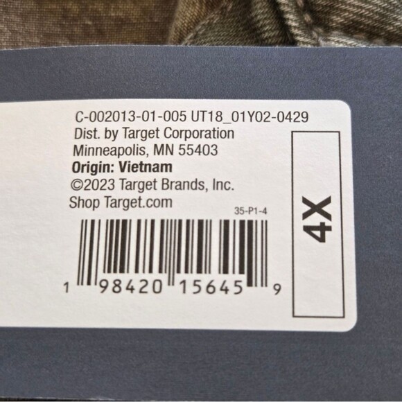 NWT Universal Thread Women's Barrel Chore Denim Jacket Green Silver Snaps 4X - Picture 11 of 11